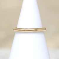 Slim Size 7 Gold Band by Woods & Sons