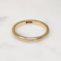 Slim Size 7 Gold Band by Woods & Sons