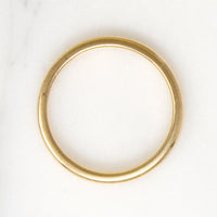 Slim Size 7 Gold Band by Woods & Sons