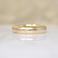 Half Round Comfort Fit 14k Gold Band Size 9