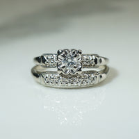 Lovely 1950s Wedding Set