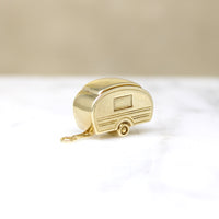 Adorable 14k Gold Retro Camper Charm