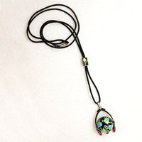 Fantastic Enameled Jazz Age Pendant Watch