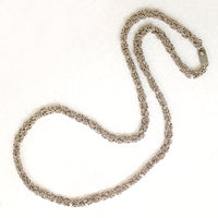 Mexican Sterling Silver Byzantine Chain