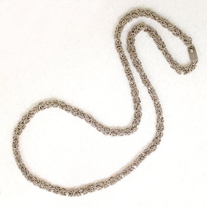 Mexican Sterling Silver Byzantine Chain