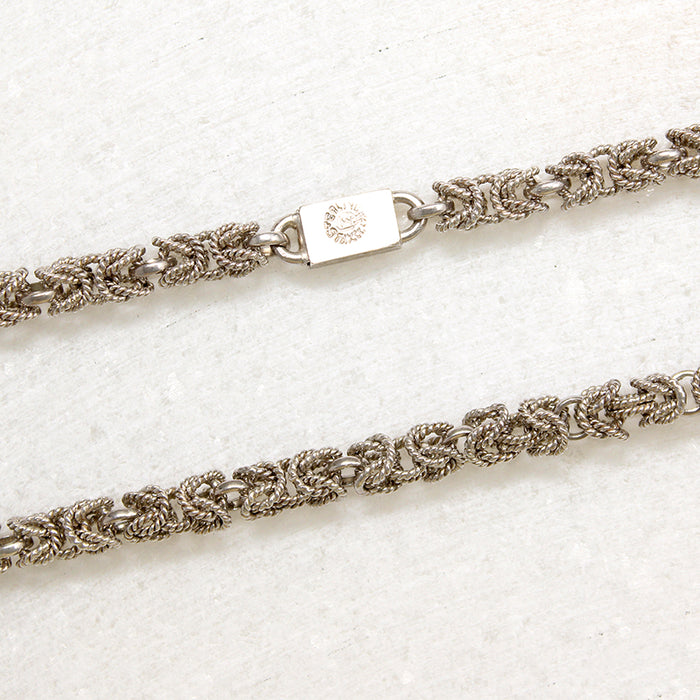 Mexican Sterling Silver Byzantine Chain