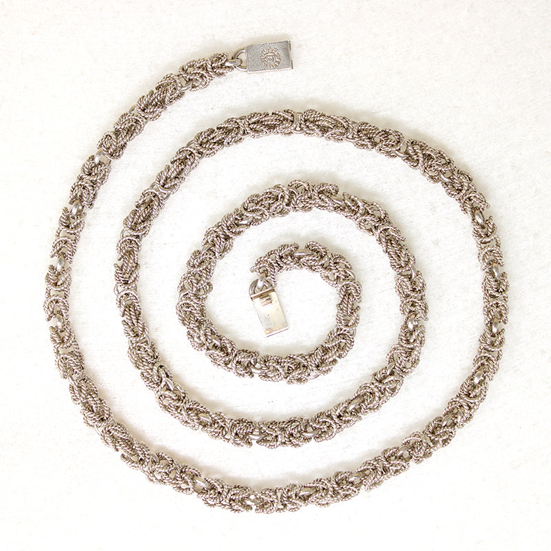 Mexican Sterling Silver Byzantine Chain