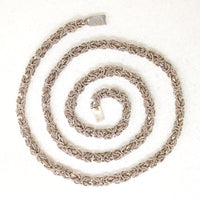 Mexican Sterling Silver Byzantine Chain