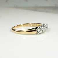 Fetching "Orange Blossom" Two-Tone Diamond Band