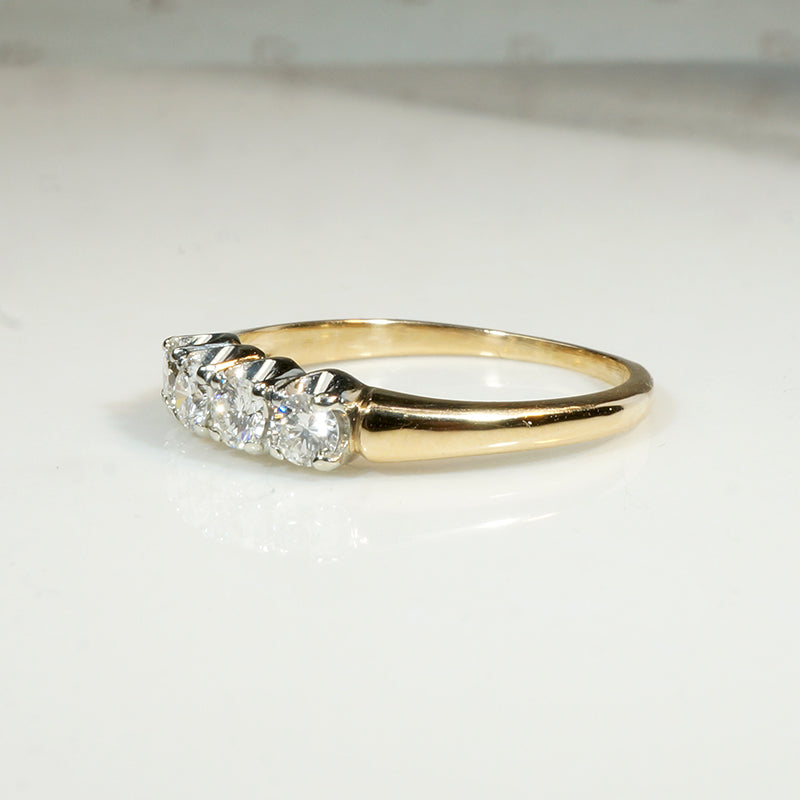Fetching "Orange Blossom" Two-Tone Diamond Band