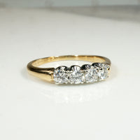 Fetching "Orange Blossom" Two-Tone Diamond Band