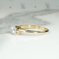 Classic 1940s Diamond Solitaire Engagement Ring