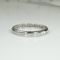 Sparkling 1920s Diamond & Platinum Eternity Band