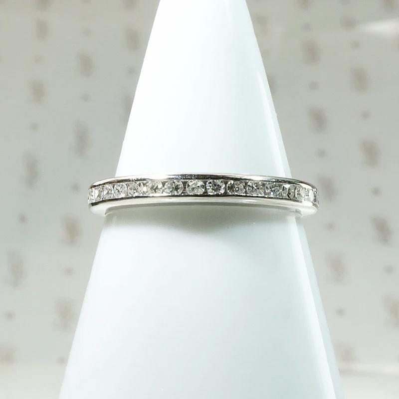 Sparkling 1920s Diamond & Platinum Eternity Band