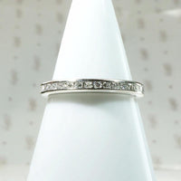 Sparkling 1920s Diamond & Platinum Eternity Band