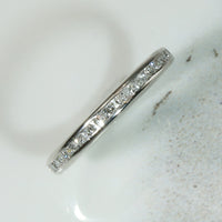Sparkling 1920s Diamond & Platinum Eternity Band