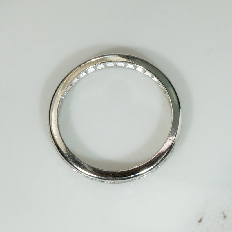 Sparkling 1920s Diamond & Platinum Eternity Band