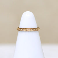 Itty Bitty Gold Flower Tiny Ring