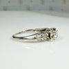 Sweet Heart Diamond & White Gold Engagement Ring