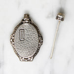 Arts & Crafts Sterling Silver Perfume Flacon