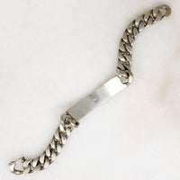 Substantial Sterling Silver Identity Bracelet