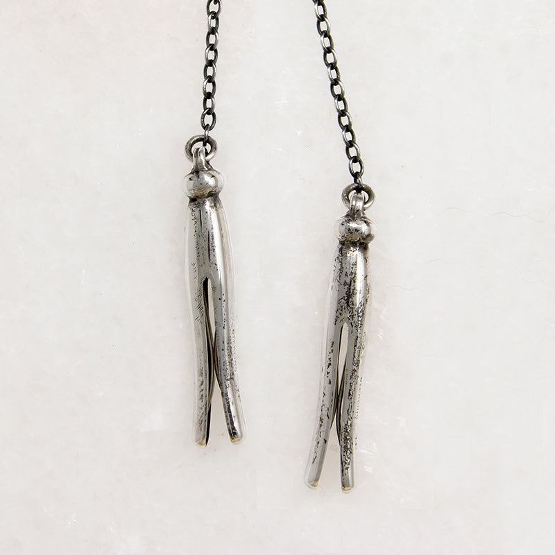Webster Sterling "Clothes Pin" Bib Holder