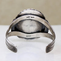 Petrified Coral Hand Made Sterling Cuff Bracelet