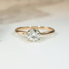 Graceful .63ct Old European Cut Diamond Solitaire Ring