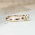 Graceful .63ct Old European Cut Diamond Solitaire Ring