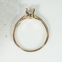 Graceful .63ct Old European Cut Diamond Solitaire Ring