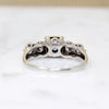 Cornflower Blue Sapphire & Diamond Engagement Ring