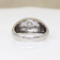 Mid Century White Gold & Diamond Gypsy Band 