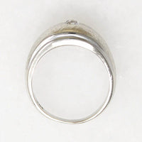 Mid Century White Gold & Diamond Gypsy Band 