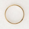 Size 13.75 Half Round Stepped Edge Gold Band