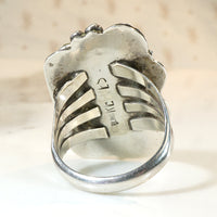 Magical Royston Turquoise & Sterling Navajo Ring