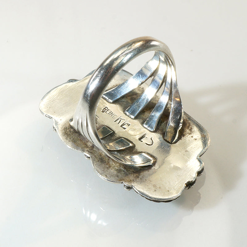 Magical Royston Turquoise & Sterling Navajo Ring
