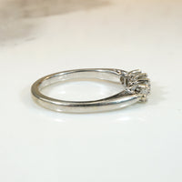Glittering 1970s Diamond & White Gold Band