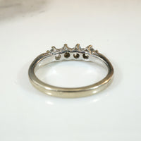 Glittering 1970s Diamond & White Gold Band