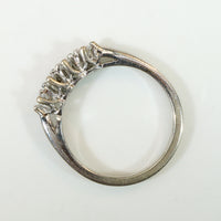Glittering 1970s Diamond & White Gold Band