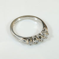 Glittering 1970s Diamond & White Gold Band