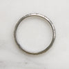 Lovely Engraved 18k White Gold Floral Band