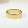 Zell Bros Flat 14k Gold Wedding Band