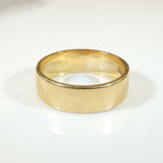 Zell Bros Flat 14k Gold Wedding Band