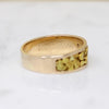 Luxurious Mid Century Gold Nugget Band
