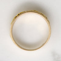 Luxurious Mid Century Gold Nugget Band