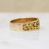 Luxurious Mid Century Gold Nugget Band
