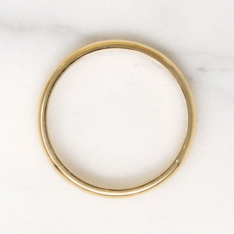 Krementz Half Round Comfort Fit Size 8.5 Gold Band