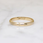 Krementz Half Round Comfort Fit Size 8.5 Gold Band