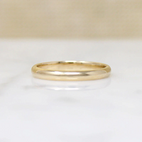 Krementz Half Round Comfort Fit Size 8.5 Gold Band