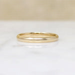Krementz Half Round Comfort Fit Size 8.5 Gold Band